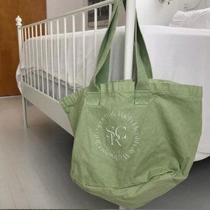 Sporty & Rich Health and Wellness Green Tote